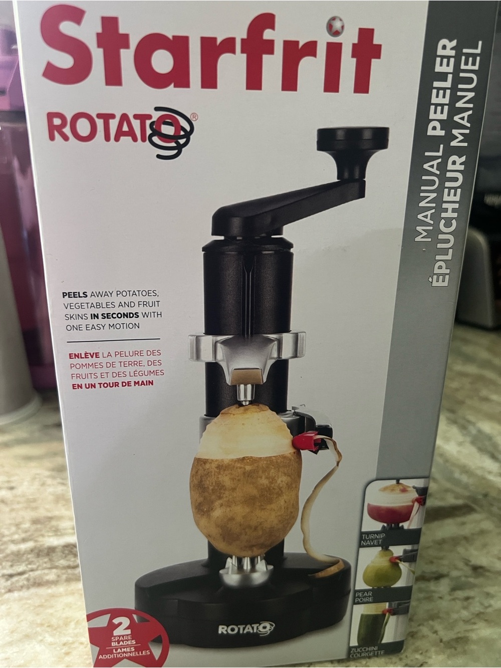 Starfrit Rotato Manual Peeler - Black